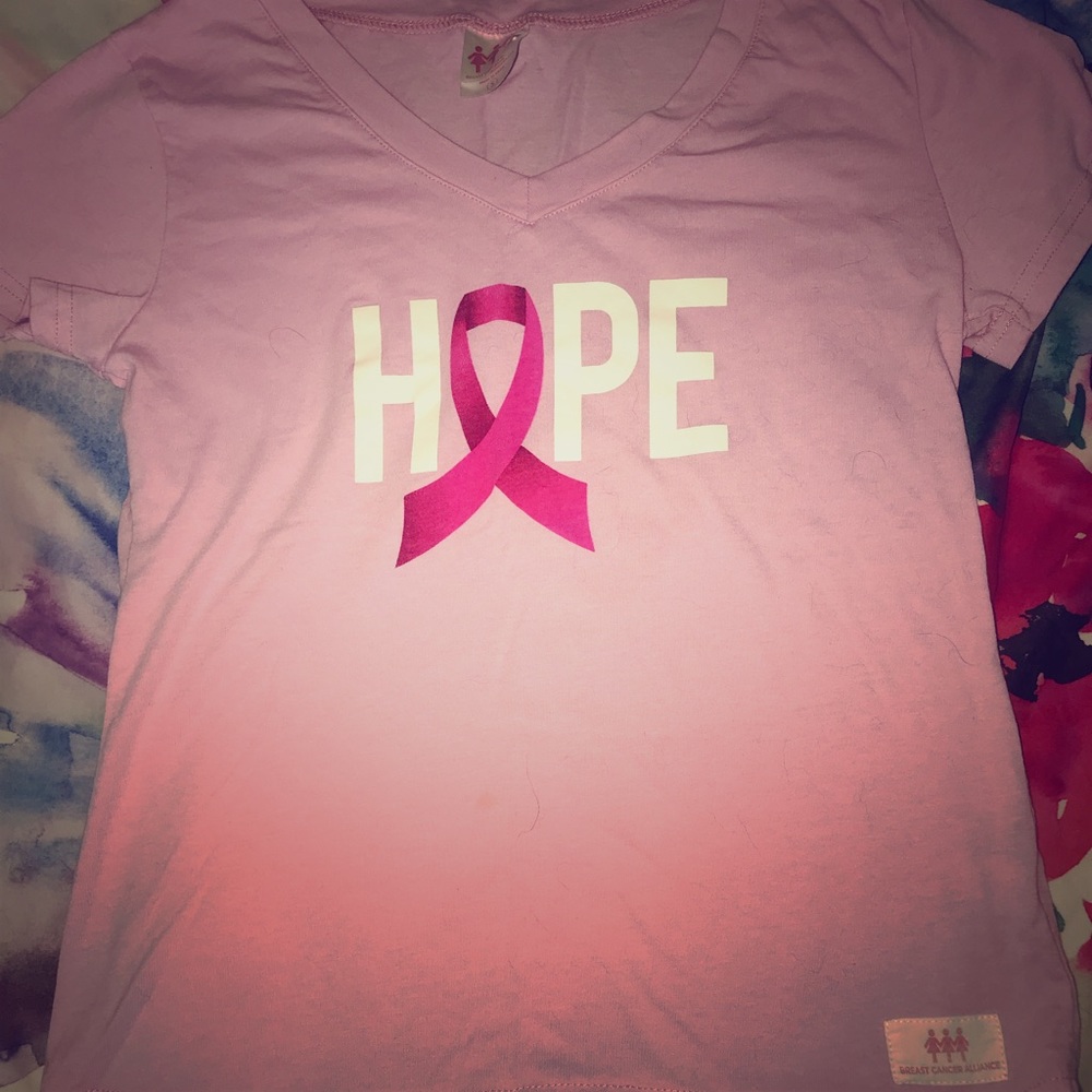 Breast cancer awareness woman’s sleep shirt